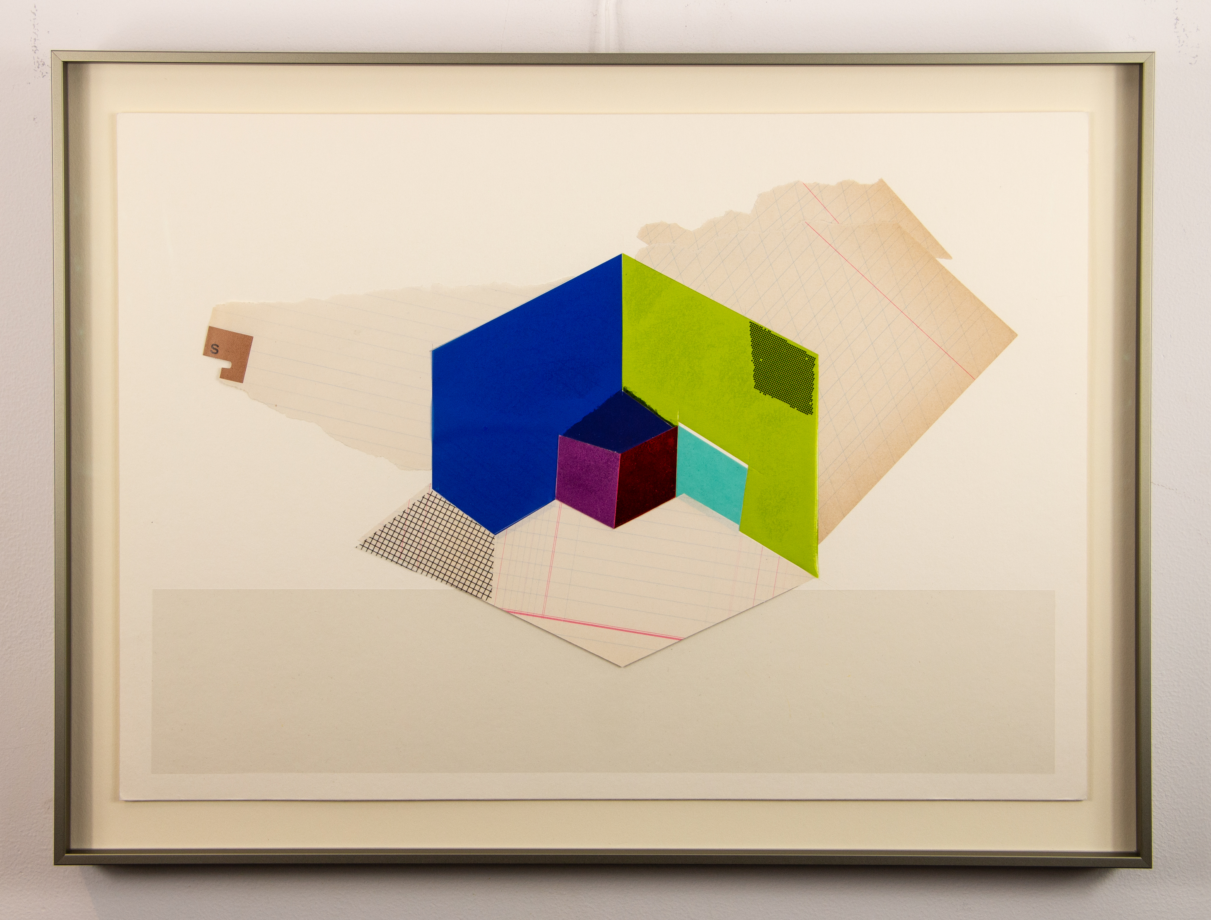 Mind the Abyss, 2018-19,
mixed media, framed, 37,5 x 50,5 cm, € 425,==